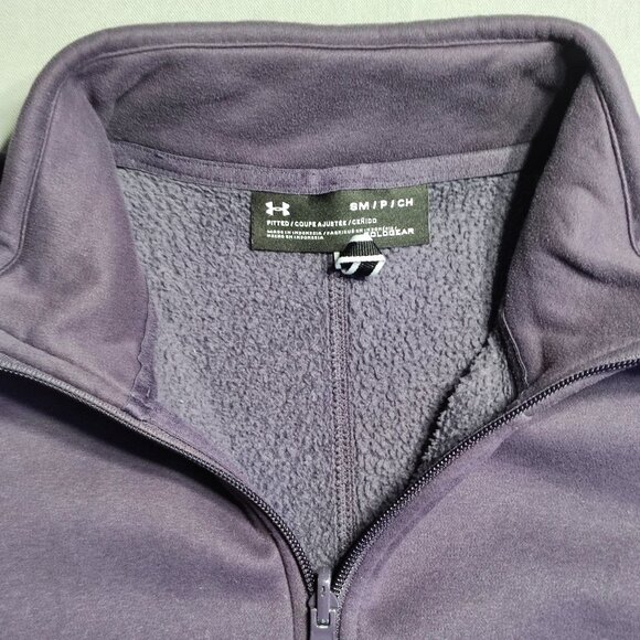 Under Armour Storm sweatshirt women's size S fitted purple, ColdGear - Picture 5 of 14
